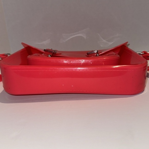 Melissa x The Cambridge Satchel Company Bag Neon Pink - Berry Smell - Picture 9 of 16
